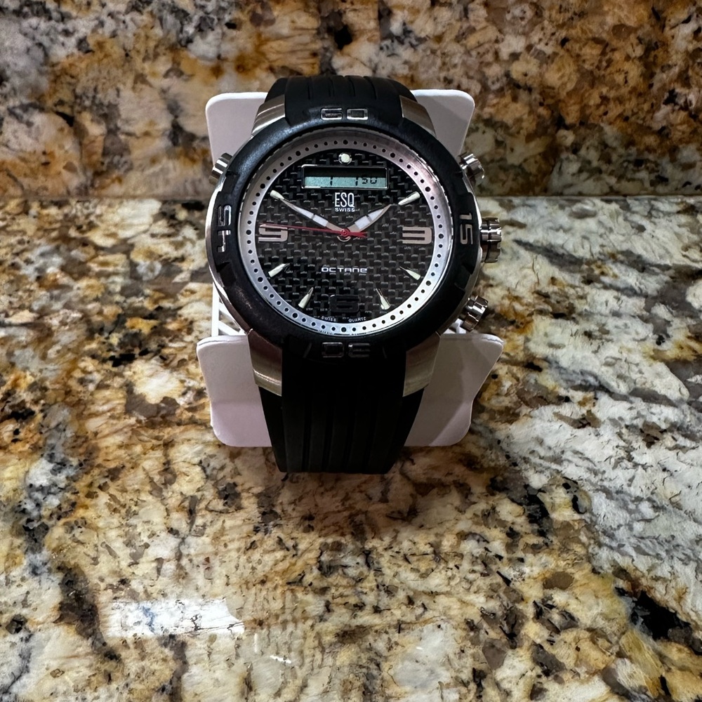 Black esq Movado watch